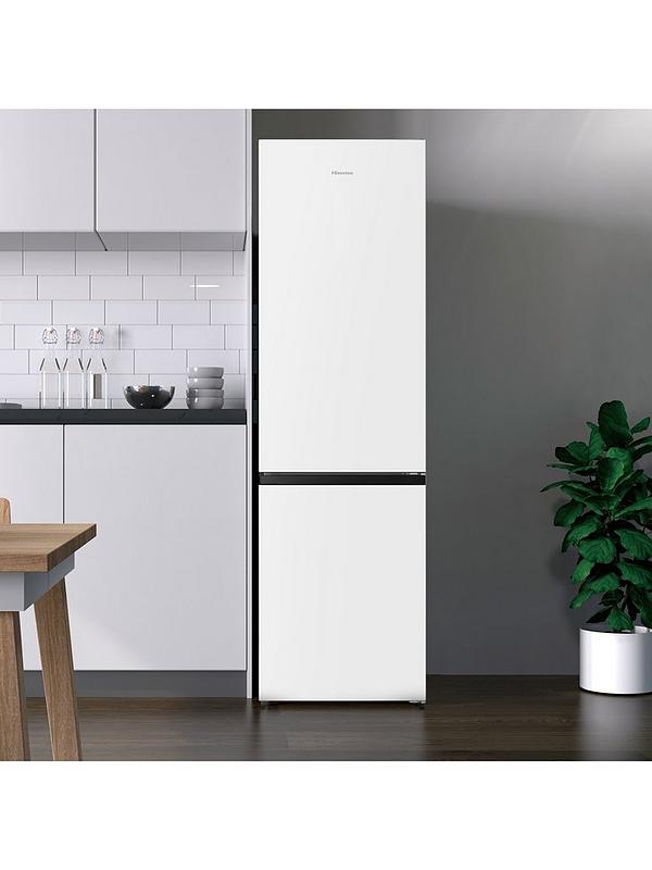 Hisense RB435N4BWE 60cm Wide 70/30 Frost-Free Fridge Freezer - White - Image 3